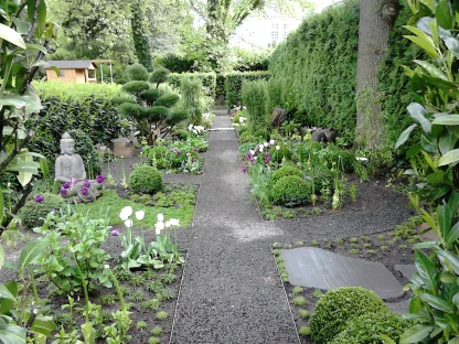 Zen Garten - Staudenbeete